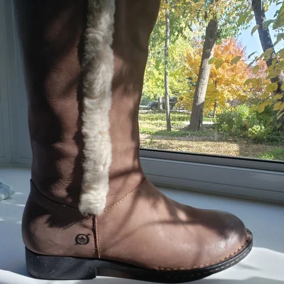 BORN Burnished Calf Knee-high Boots - Picture 9 of 16